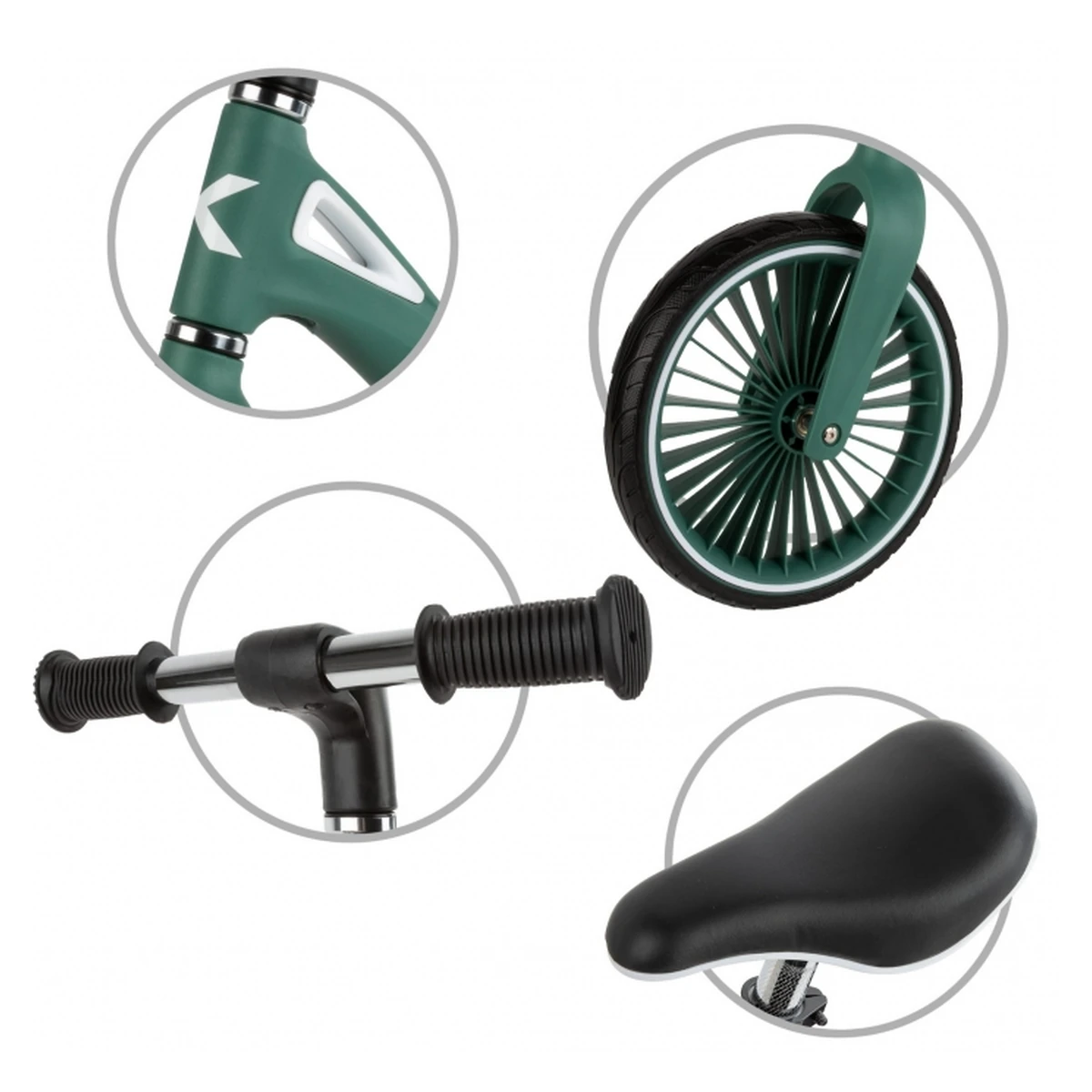 Bicicleta fara pedale Kidwell NIX Verde [4]