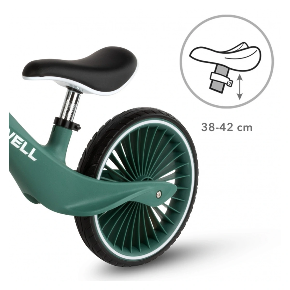 Bicicleta fara pedale Kidwell NIX Verde [5]