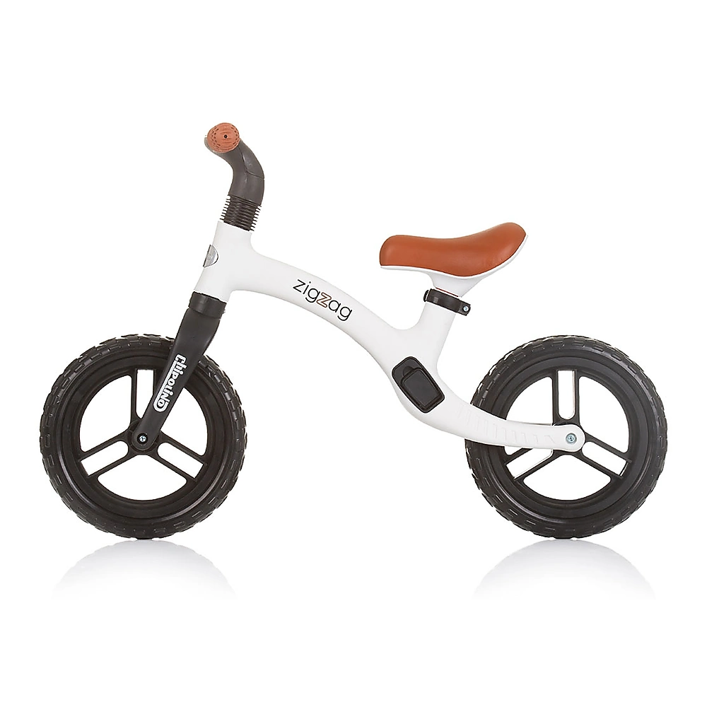 Bicicleta fara pedale Chipolino Zig Zag black white [2]