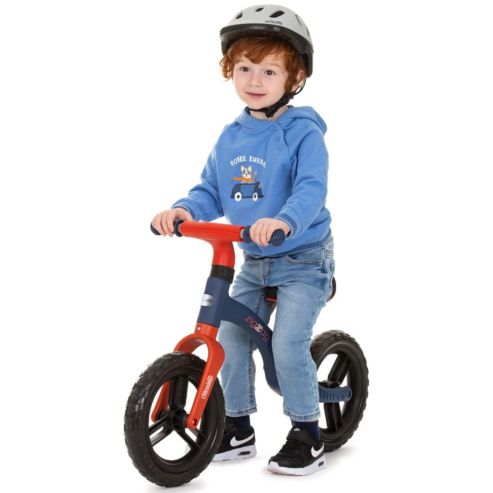 Bicicleta fara pedale Chipolino Zig Zag, Blue red [4]