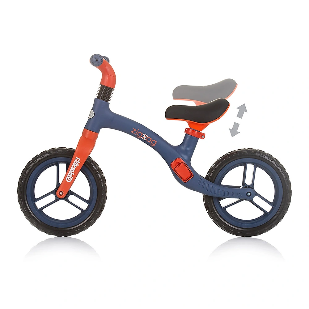 Bicicleta fara pedale Chipolino Zig Zag, Blue red [3]