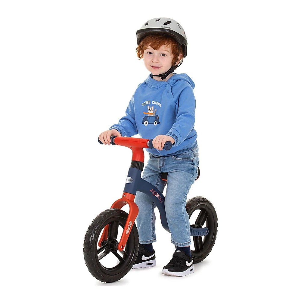 Bicicleta fara pedale Chipolino Zig Zag, Blue red [4]