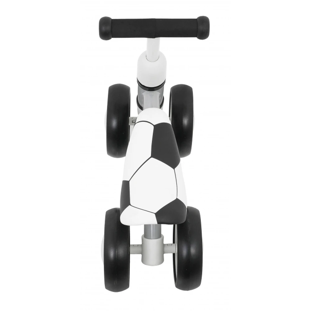 Bicicleta fara pedale cu 4 roti din plastic SporTrike - Alb [10]