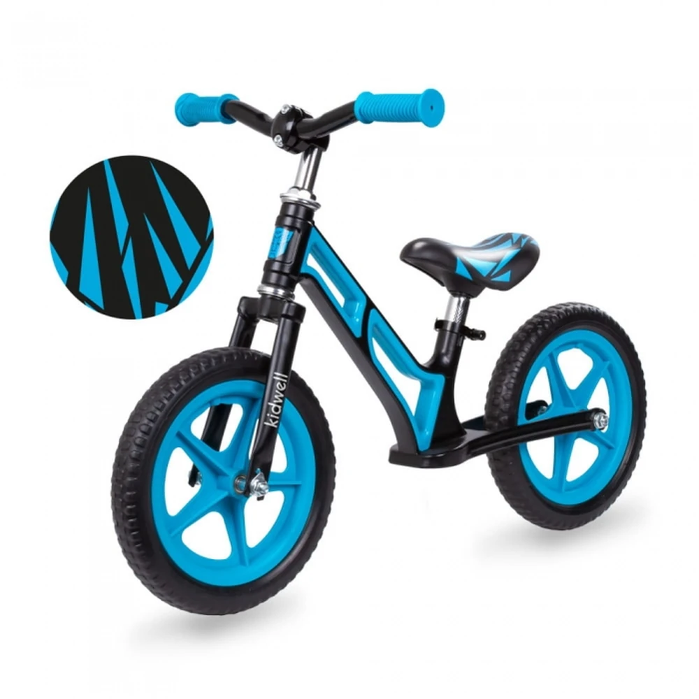 Bicicleta fara pedale cu cadru din magneziu Kidwell Black Blue [1]