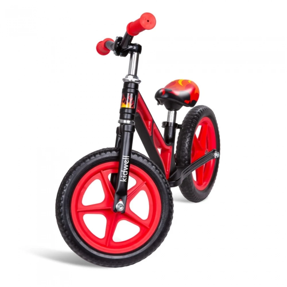 Bicicleta fara pedale cu cadru din magneziu Kidwell COMET - Black Red [3]