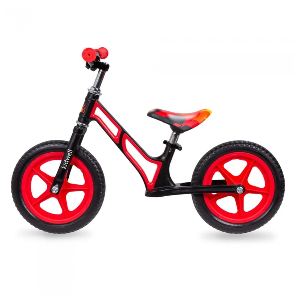 Bicicleta fara pedale cu cadru din magneziu Kidwell COMET - Black Red [2]