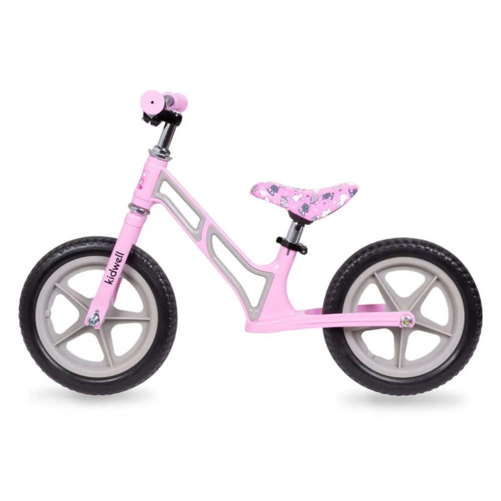 Bicicleta fara pedale cu cadru din magneziu Kidwell COMET - Pink Gray [3]