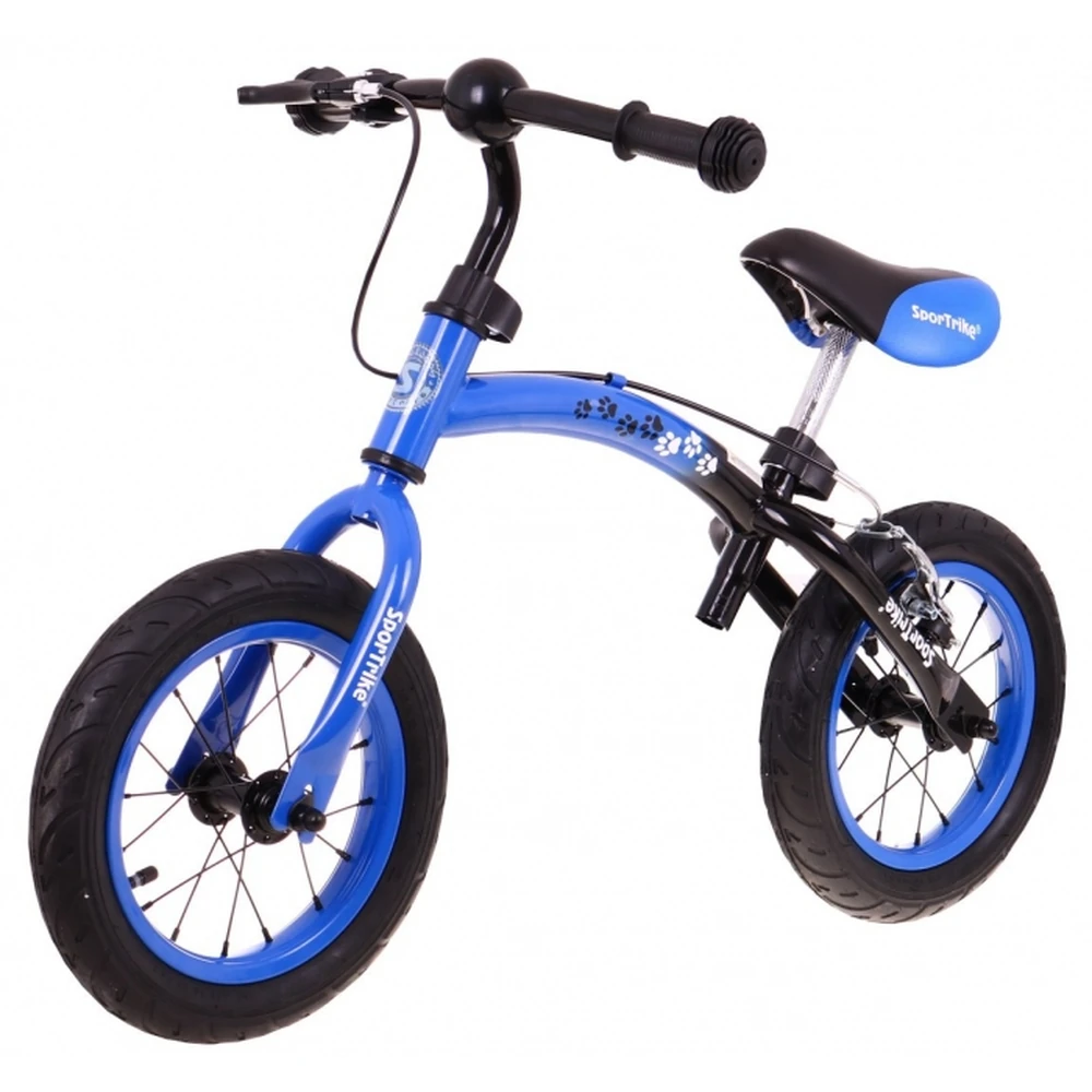 Bicicleta fara pedale cu frana si cadru variabil, roti gonflabile, Boomerang SporTrike - Albastru [1]