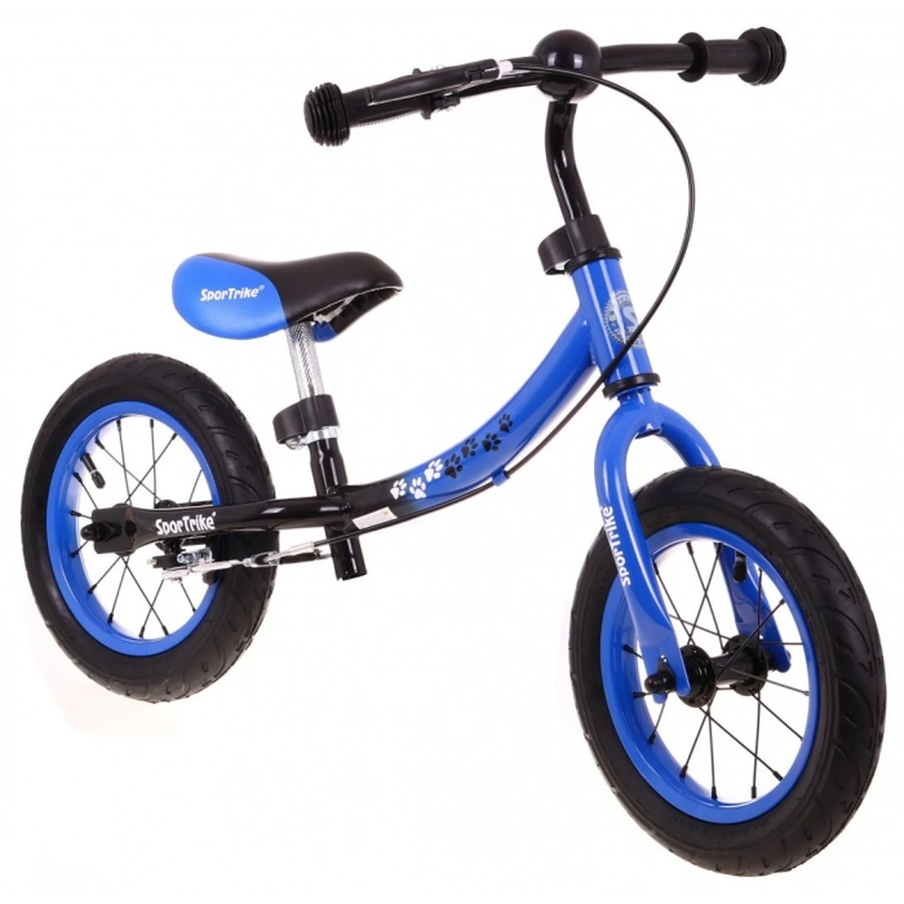 Bicicleta fara pedale cu frana si cadru variabil, roti gonflabile, Boomerang SporTrike - Albastru [8]