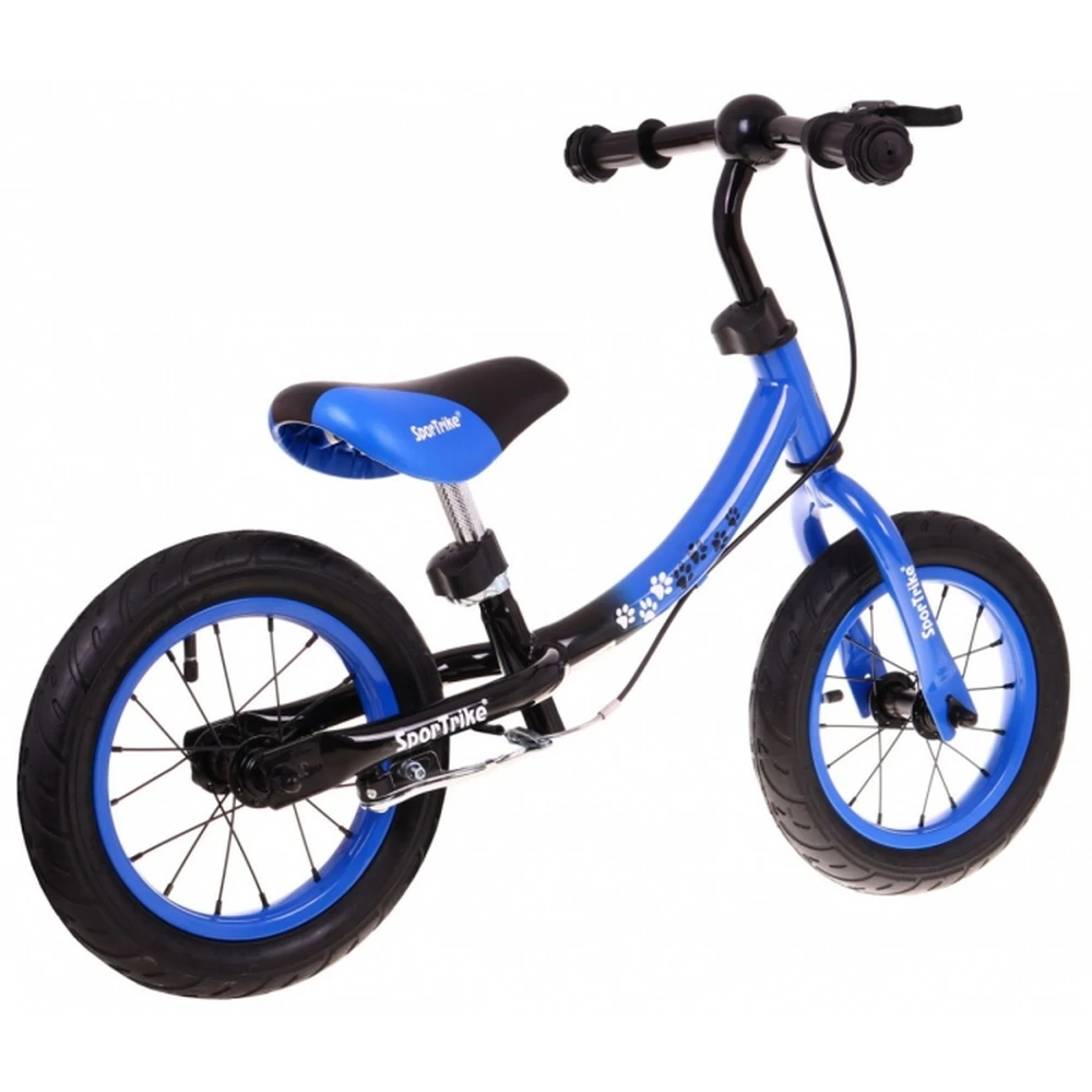 Bicicleta fara pedale cu frana si cadru variabil, roti gonflabile, Boomerang SporTrike - Albastru [9]