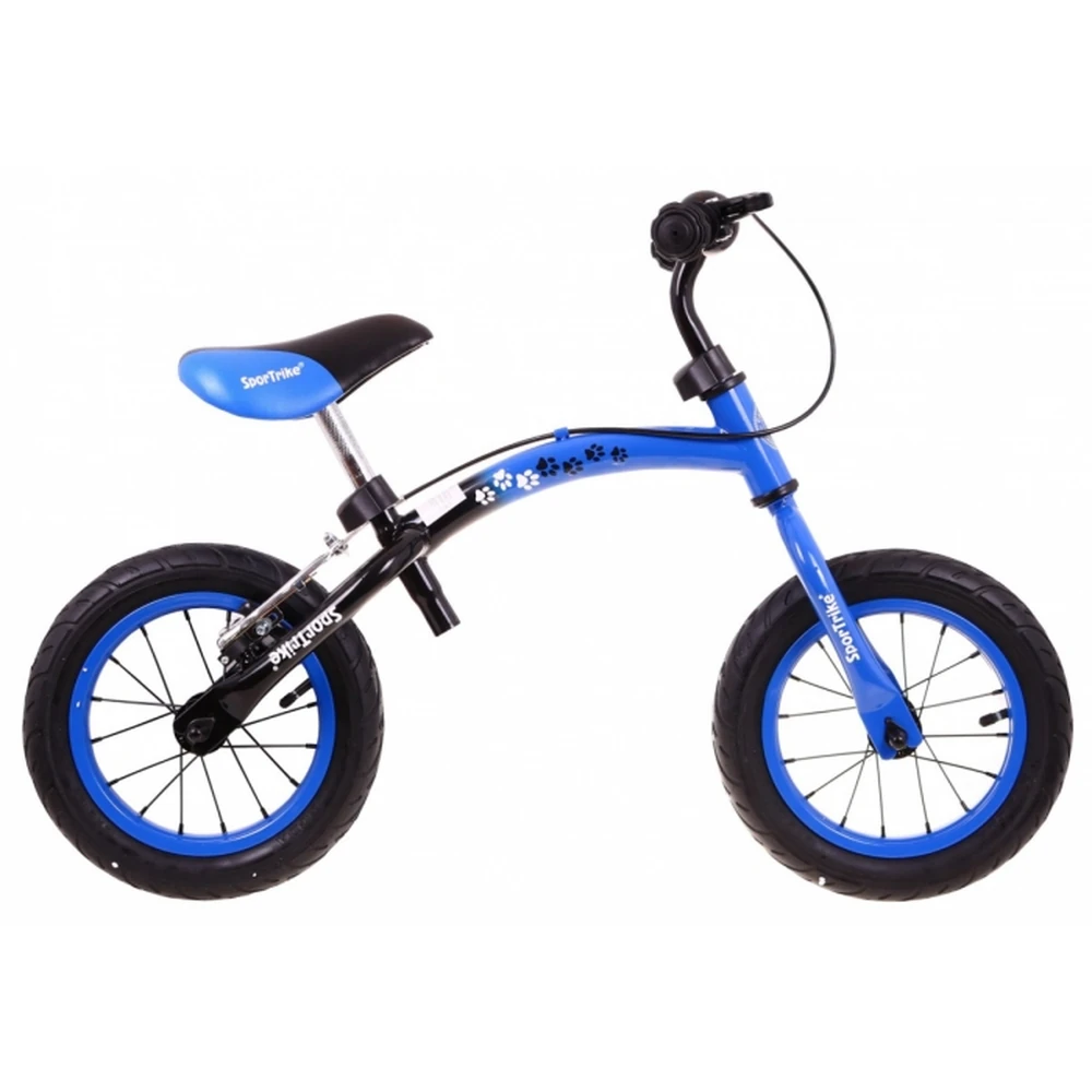 Bicicleta fara pedale cu frana si cadru variabil, roti gonflabile, Boomerang SporTrike - Albastru [6]