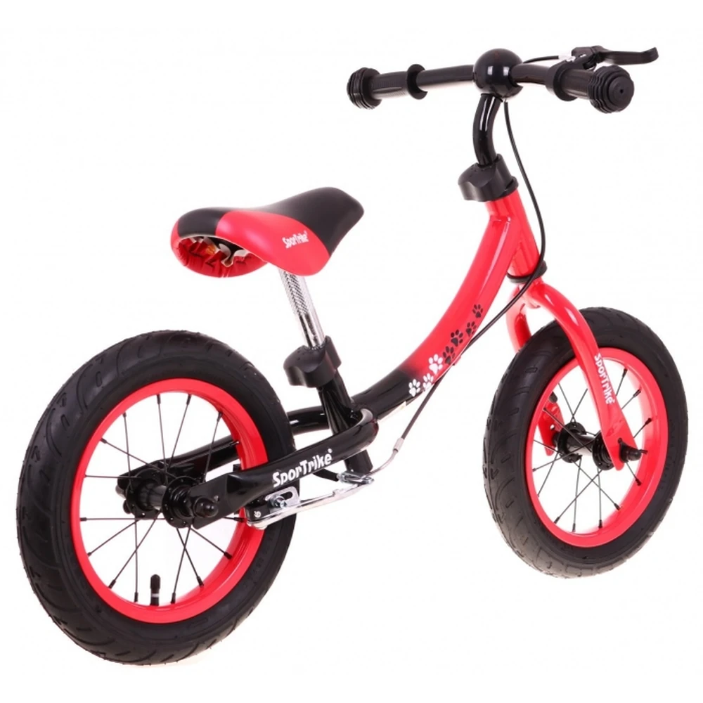 Bicicleta fara pedale cu frana si cadru variabil, roti gonflabile, Boomerang SporTrike - Rosu [9]
