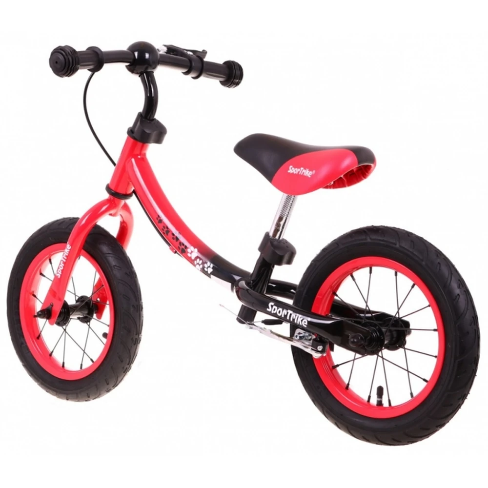 Bicicleta fara pedale cu frana si cadru variabil, roti gonflabile, Boomerang SporTrike - Rosu [3]