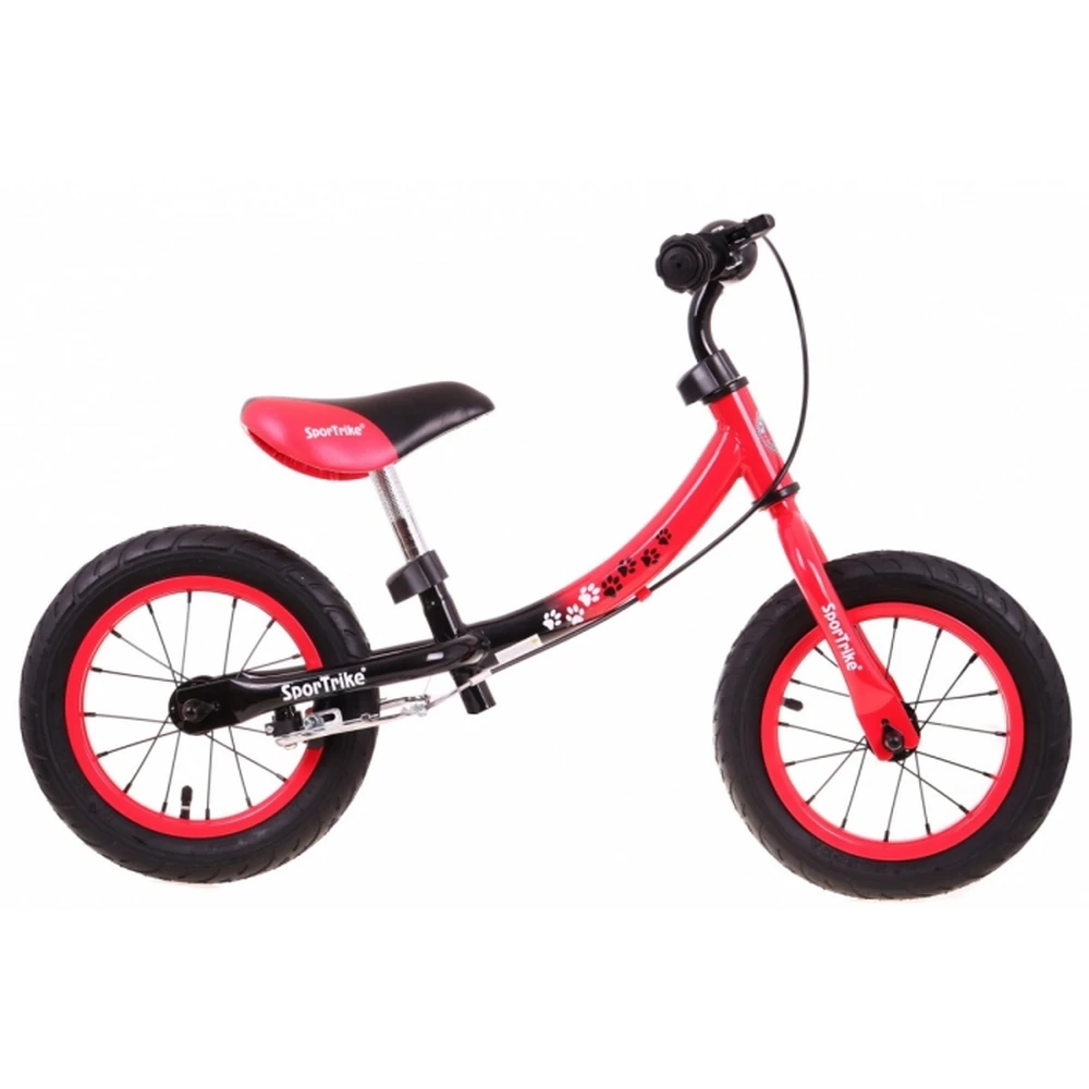 Bicicleta fara pedale cu frana si cadru variabil, roti gonflabile, Boomerang SporTrike - Rosu [2]