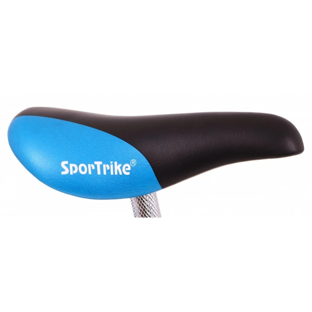 Bicicleta fara pedale cu frana, suport picioare, roti gonflabile, Balancer SporTrike - Albastru [4]