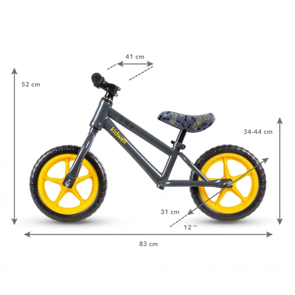 Bicicleta fara pedale cu roti din spuma EVA Dogs [6]