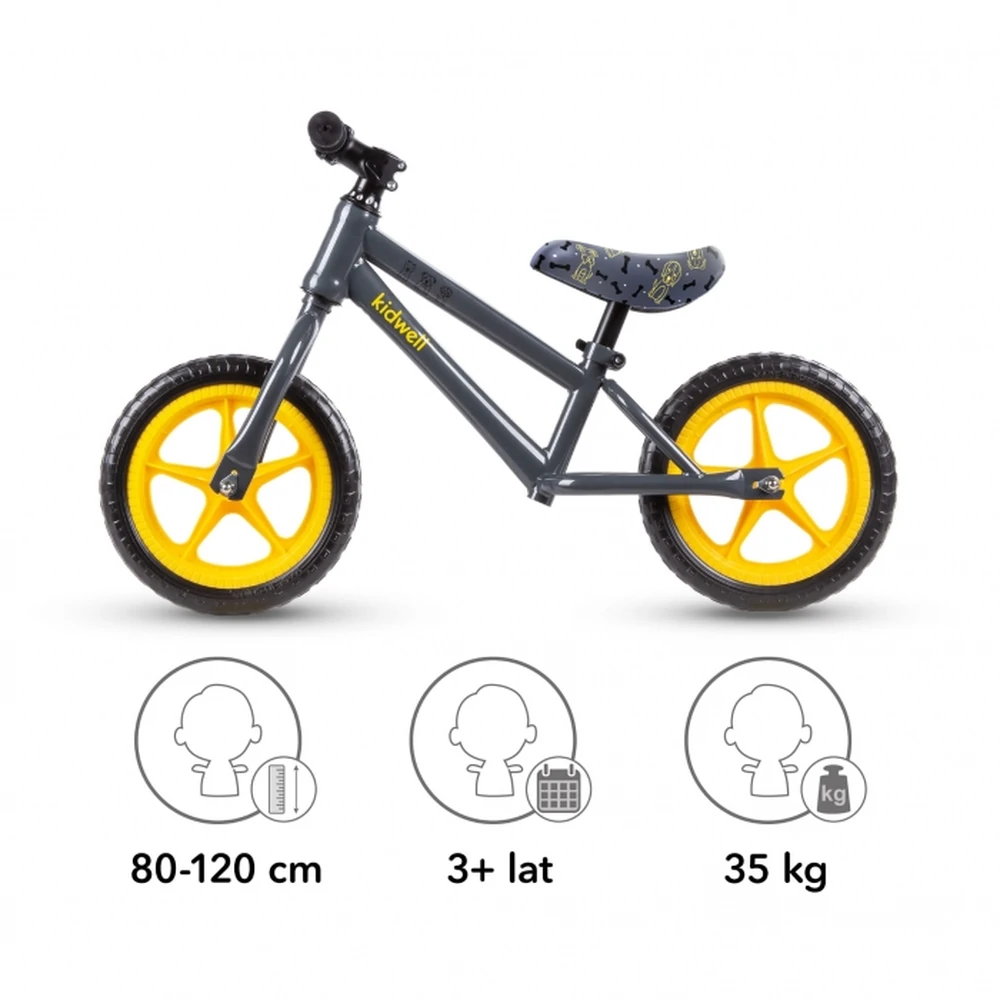 Bicicleta fara pedale cu roti din spuma EVA Dogs [5]