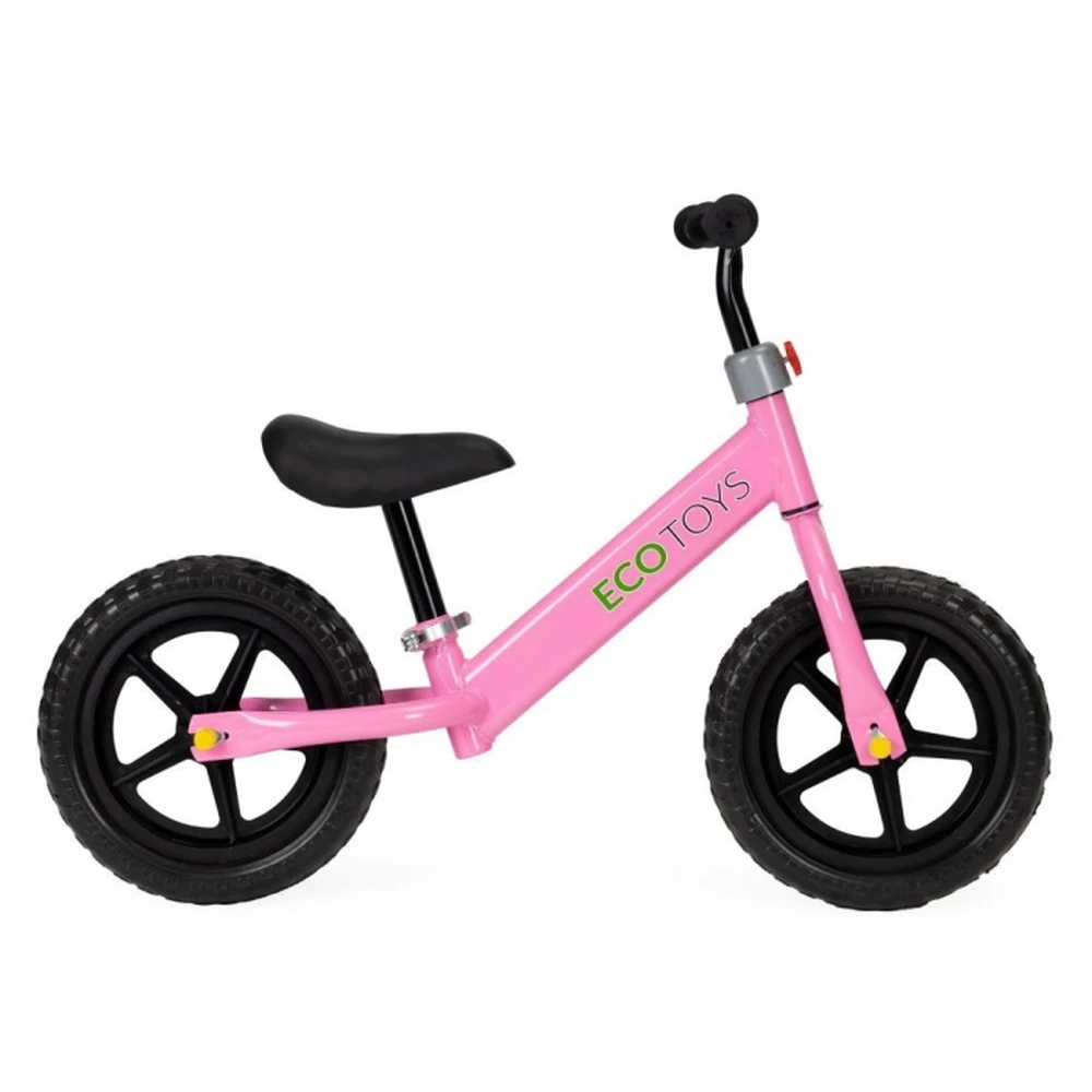 Bicicleta fara pedale cu roti din spuma EVA JM-763 - Roz [3]