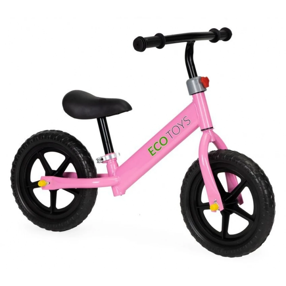 Bicicleta fara pedale cu roti din spuma EVA JM-763 - Roz [1]