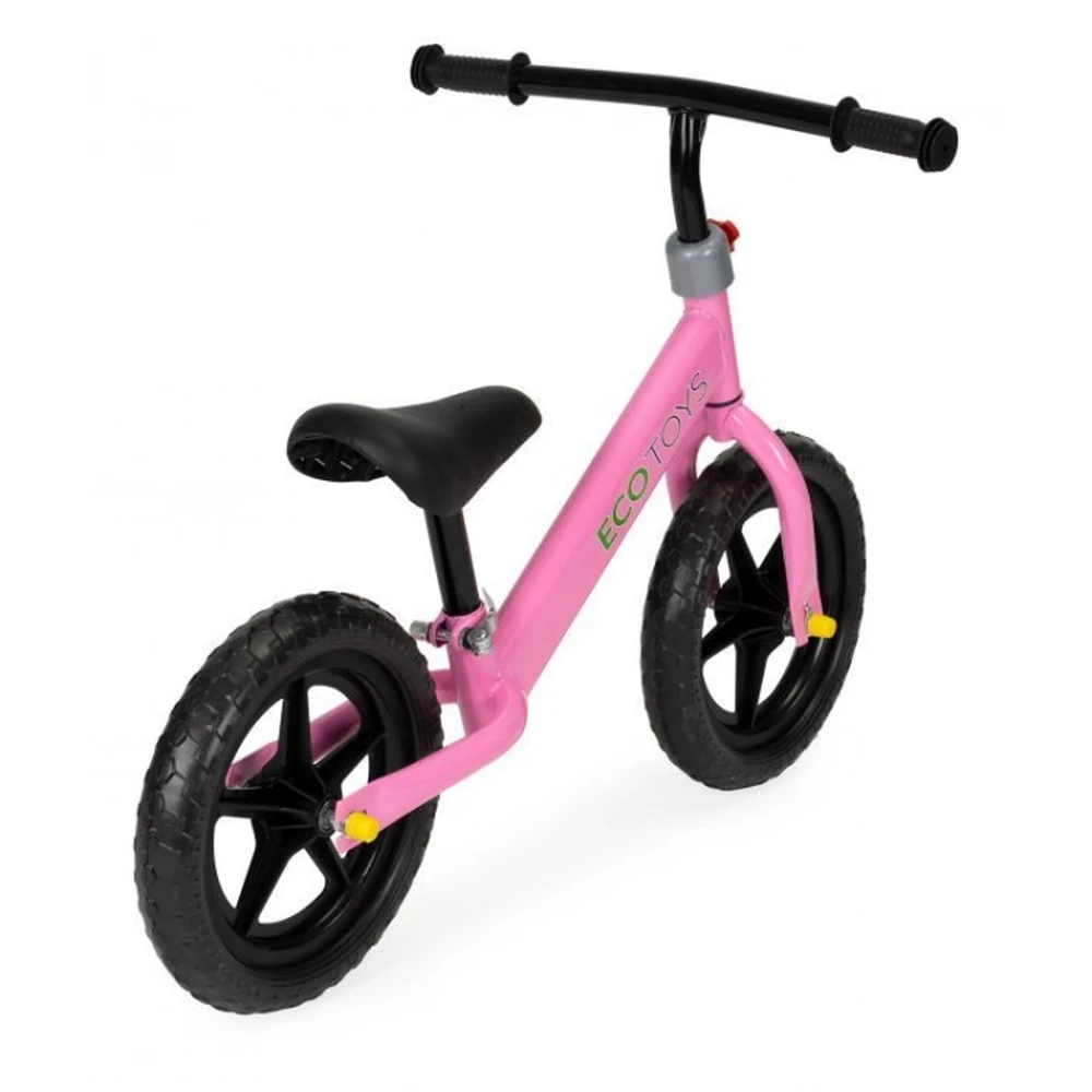 Bicicleta fara pedale cu roti din spuma EVA JM-763 - Roz [2]