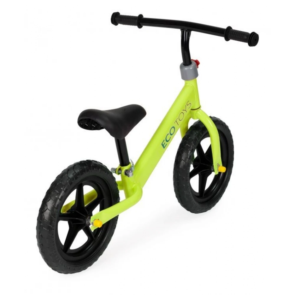 Bicicleta fara pedale cu roti din spuma EVA JM-763 - Verde [2]