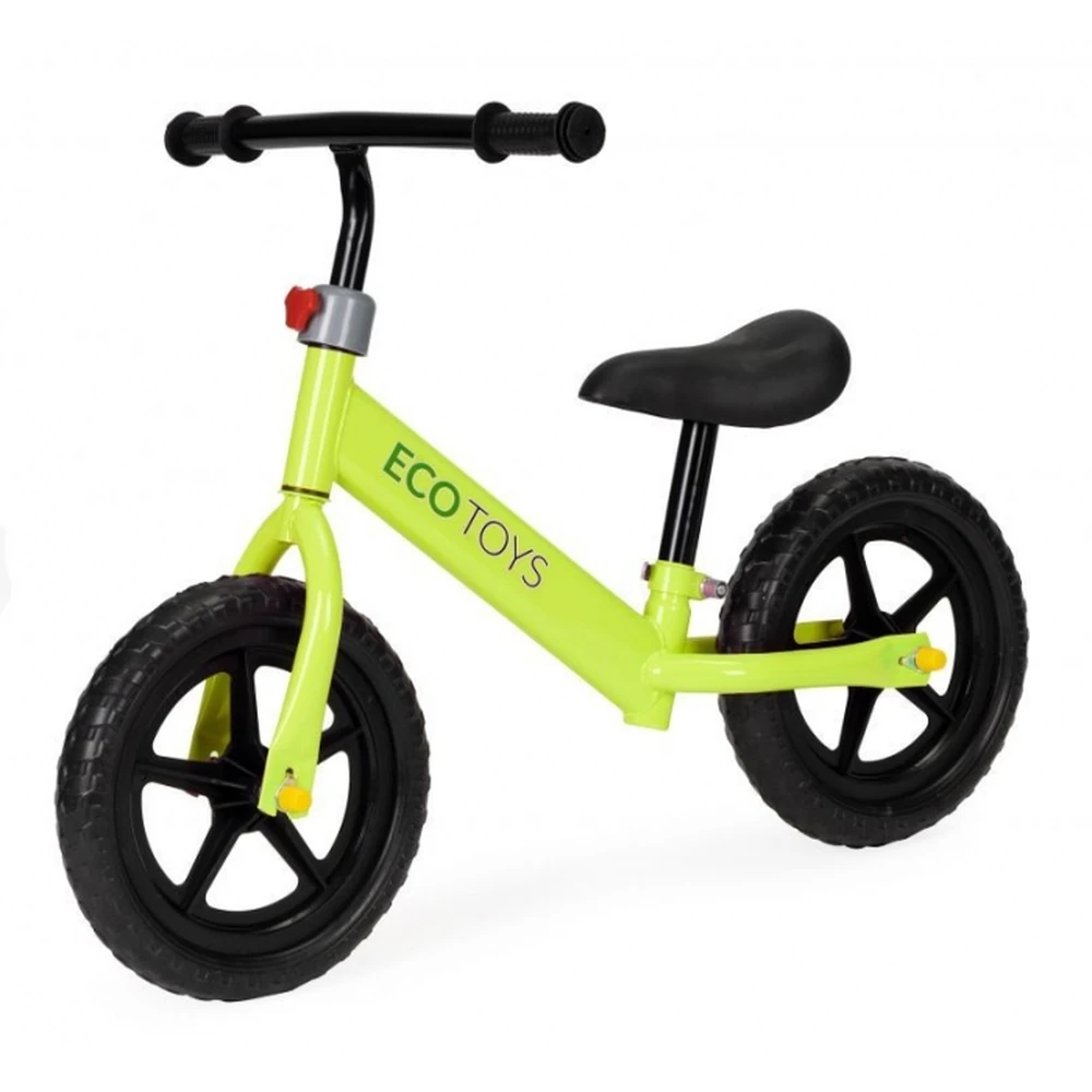 Bicicleta fara pedale cu roti din spuma EVA JM-763 - Verde [3]