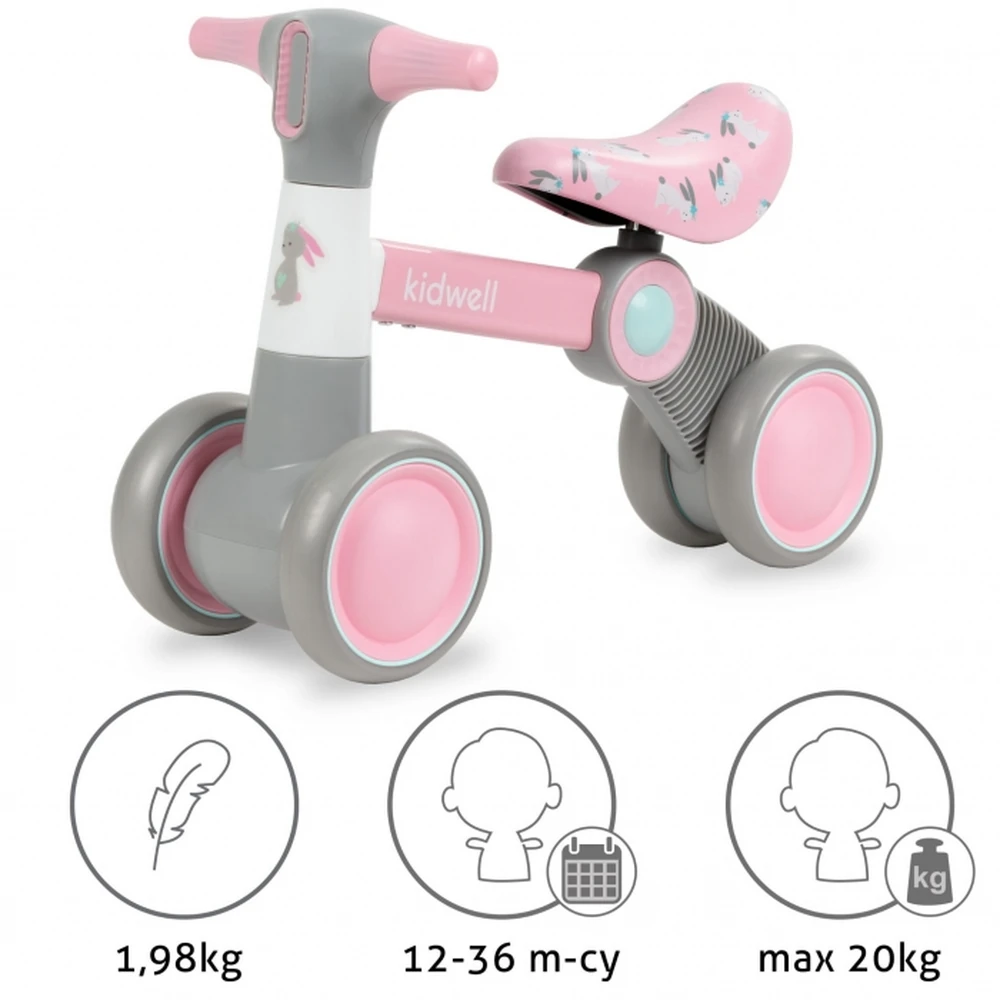 Bicicleta fara pedale Kidwell PETITO Bunny [4]