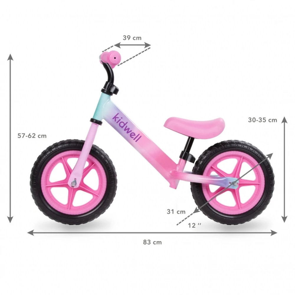 Bicicleta fara pedale Kidwell Rebel Ombre [5]