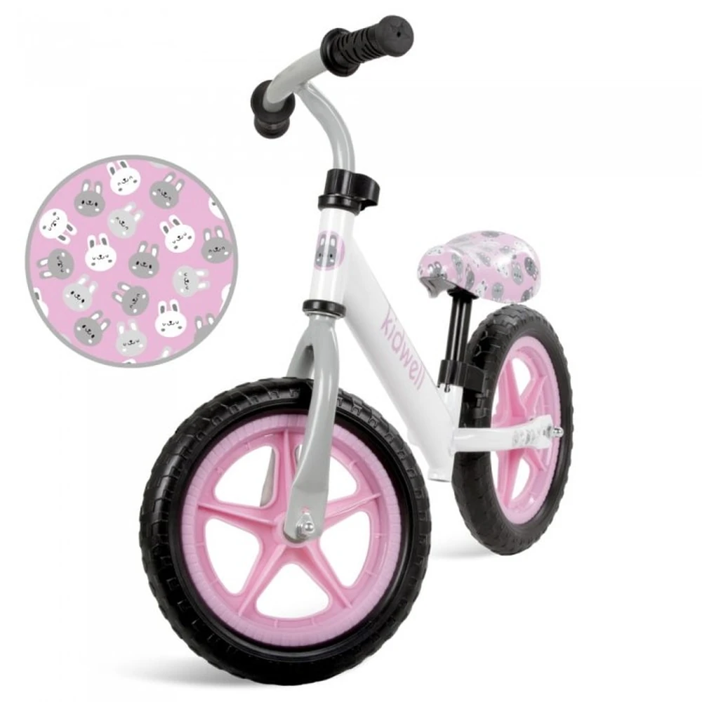 Bicicleta fara pedale Kidwell Rebel White Bunny [2]