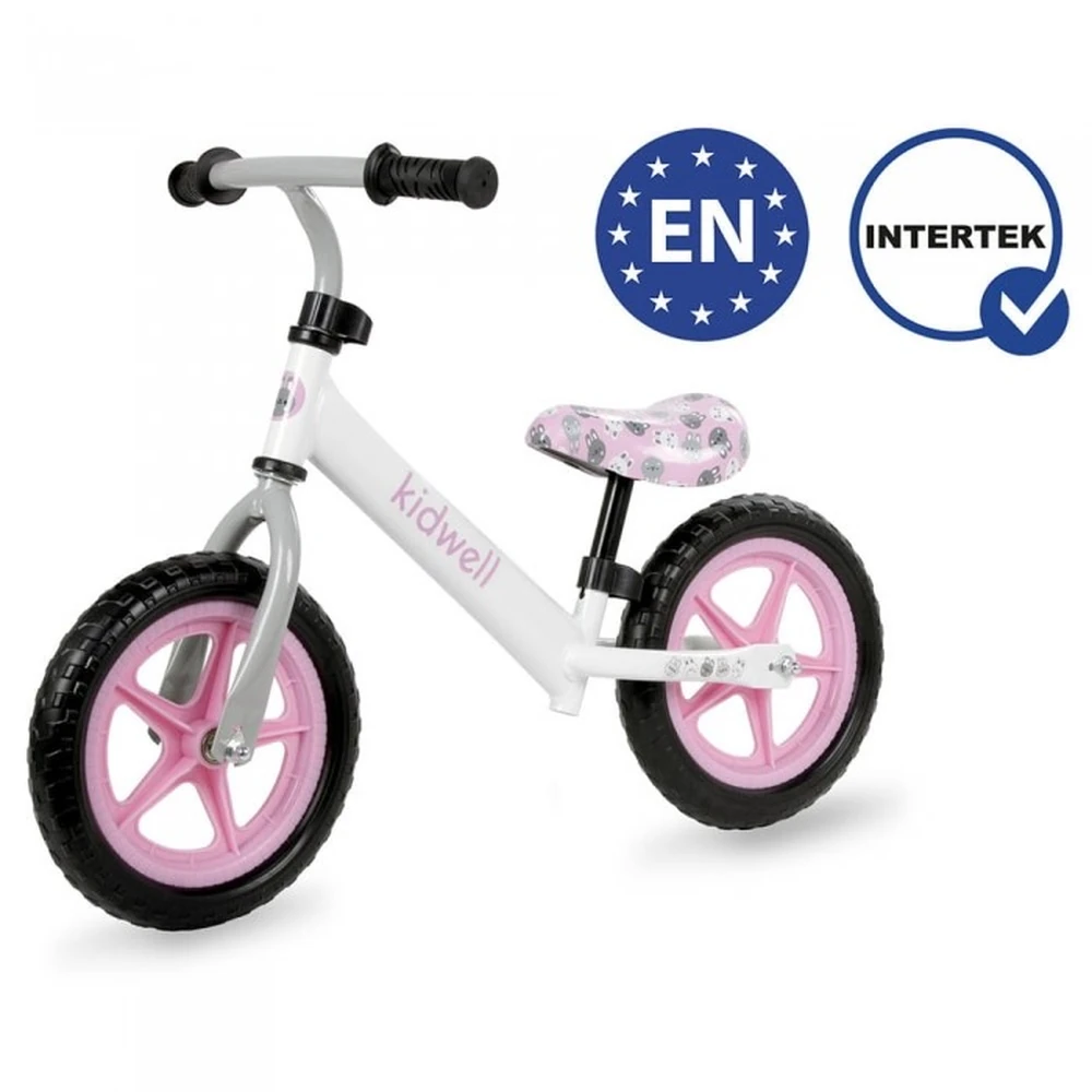 Bicicleta fara pedale Kidwell Rebel White Bunny [6]