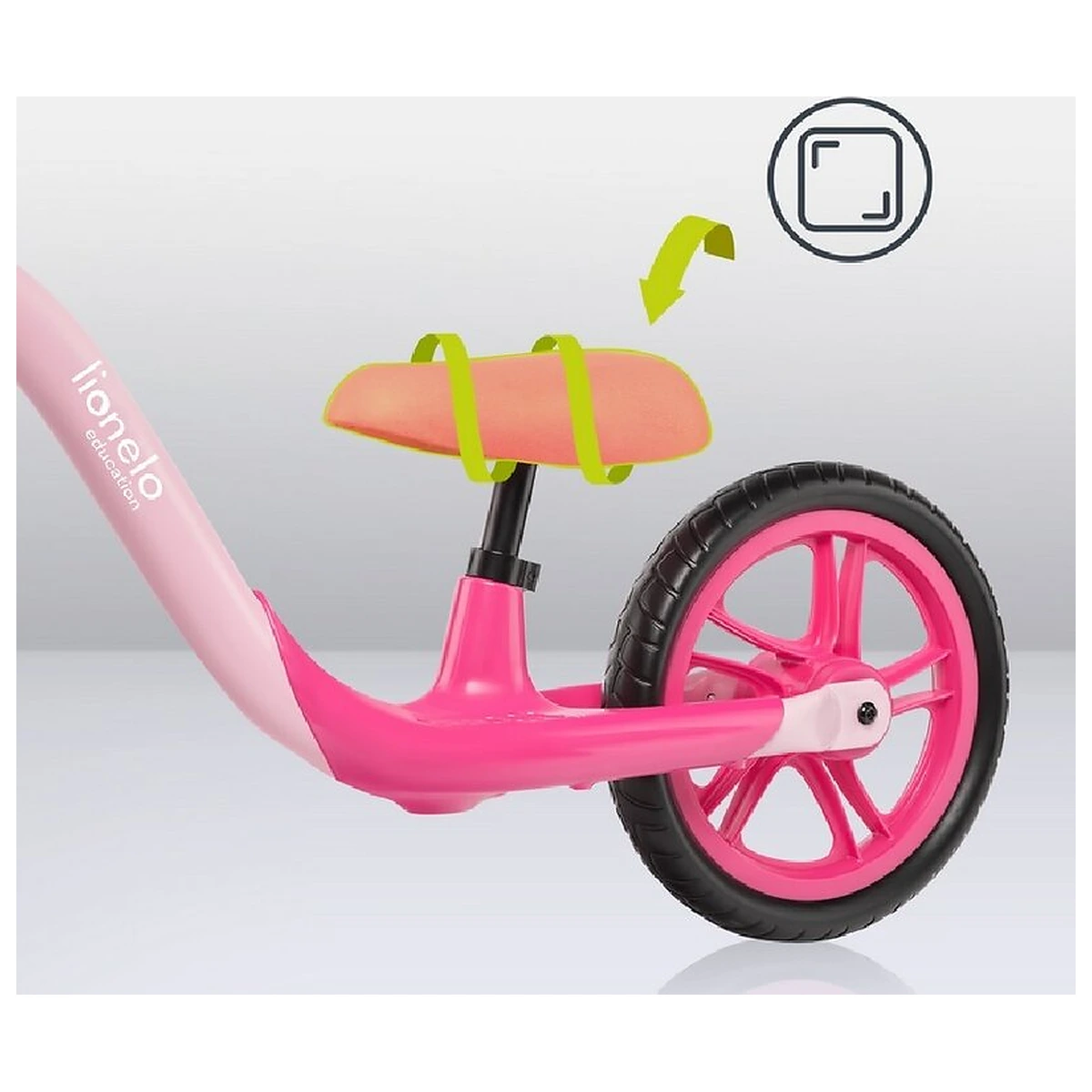 Bicicleta fara pedale, Lionelo, Alex, Usoara, Cu ghidon si sa reglabile, Greutate 3.3 Kg, Cu roti din spuma EVA, 12 [17]