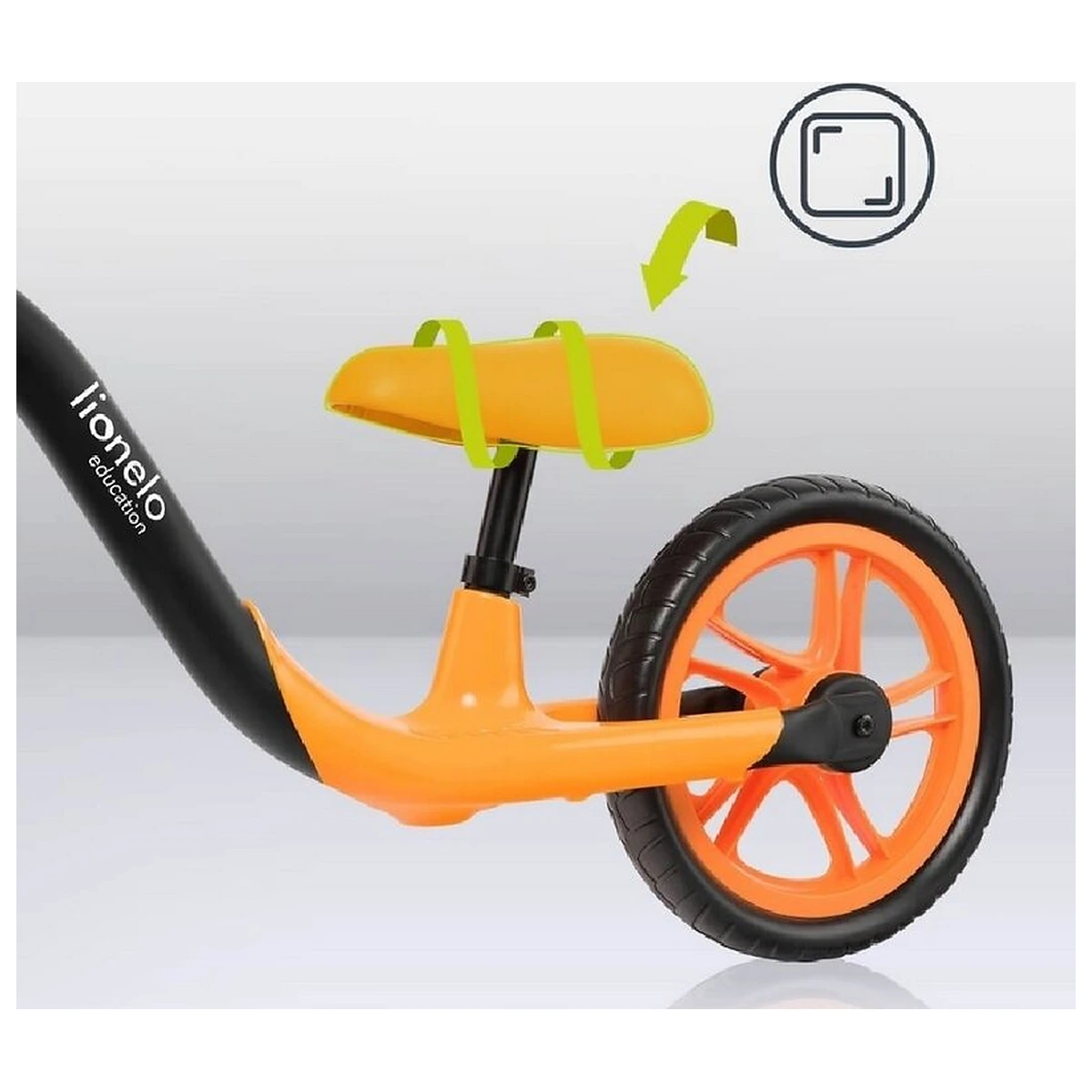 Bicicleta fara pedale, Lionelo, Alex, Usoara, Cu ghidon si sa reglabile, Greutate 3.3 Kg, Cu roti din spuma EVA, 12 [16]