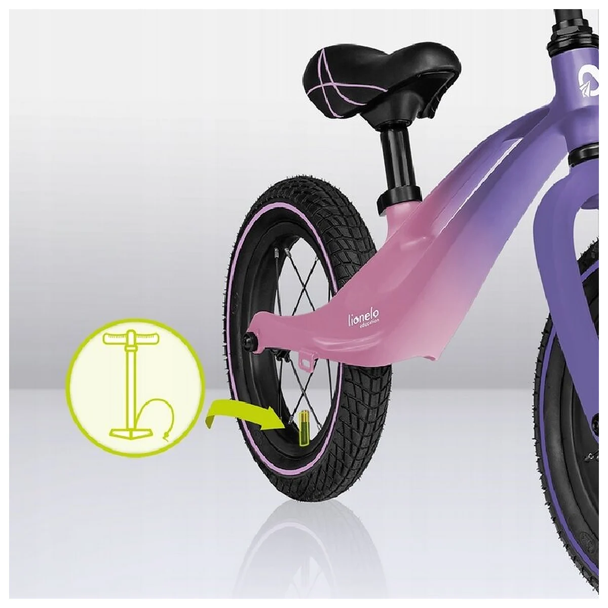 Bicicleta fara pedale, Lionelo, Bart Air, Usoara, Cu roti gonflabile, Cu cadru din magneziu, Cu ghidon si sa reglabile, [7]