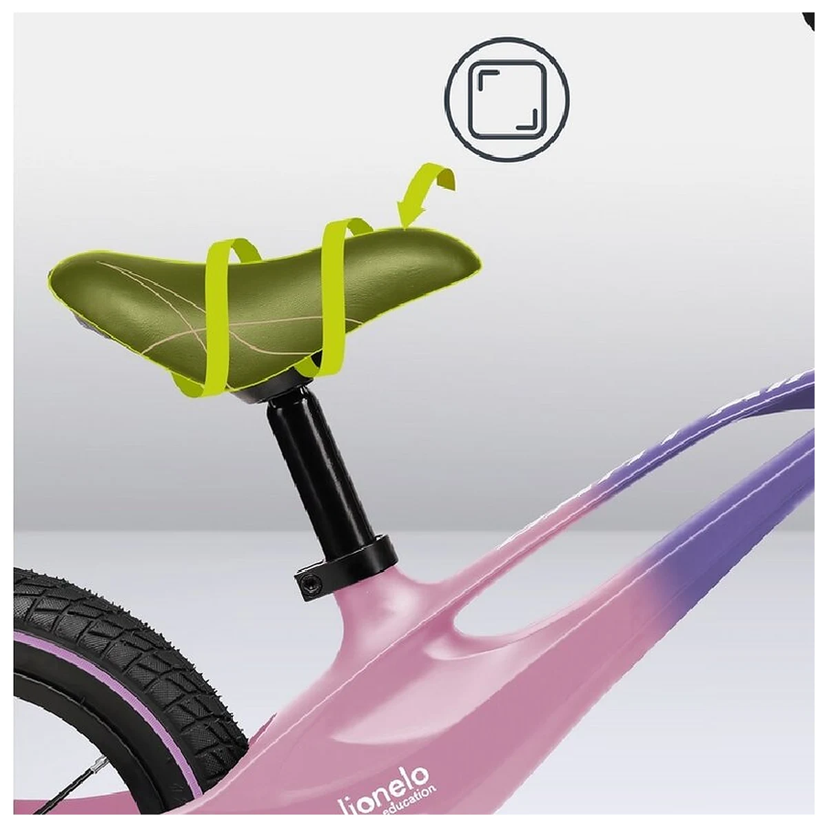 Bicicleta fara pedale, Lionelo, Bart Air, Usoara, Cu roti gonflabile, Cu cadru din magneziu, Cu ghidon si sa reglabile, [12]