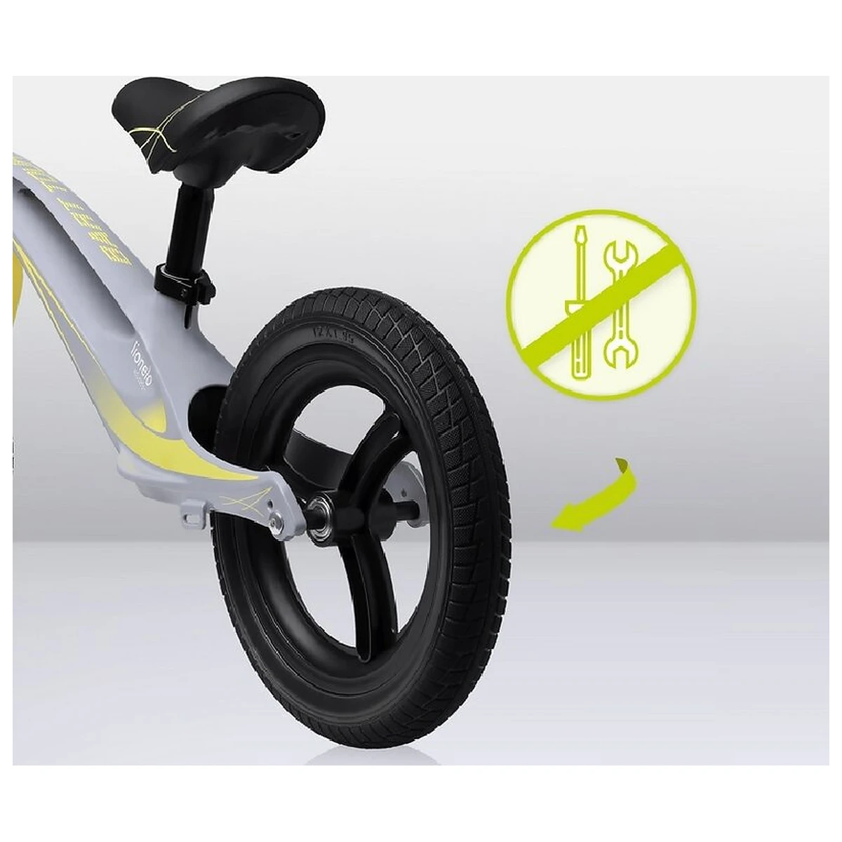 Bicicleta fara pedale, Lionelo, Bart Tour, Usoara, Cu cadru din magneziu, Cu ghidon si sa reglabile, Greutate 3.8 Kg, [6]