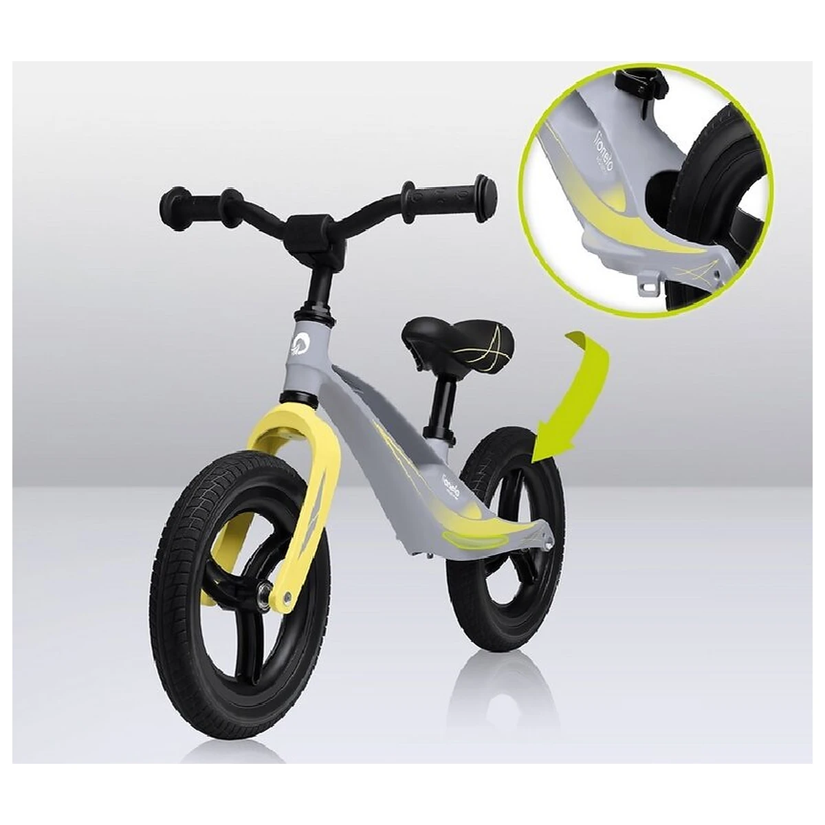 Bicicleta fara pedale, Lionelo, Bart Tour, Usoara, Cu cadru din magneziu, Cu ghidon si sa reglabile, Greutate 3.8 Kg, [10]