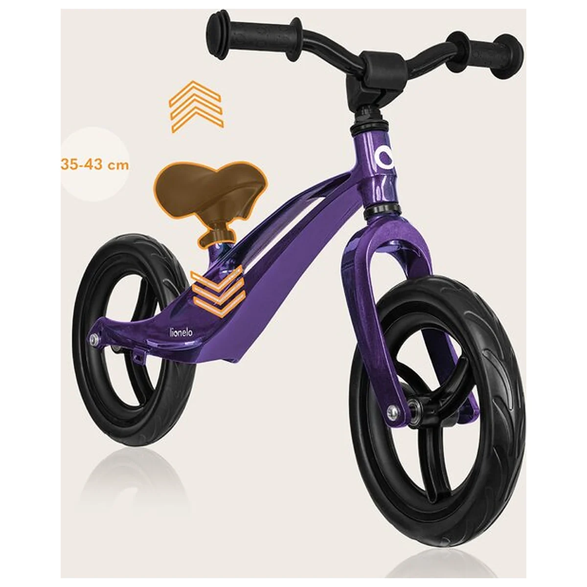 Bicicleta fara pedale, Lionelo, Bart, Usoara, Cu cadru din magneziu, Cu ghidon si sa reglabile, Greutate 3 Kg, 12 inch, [6]