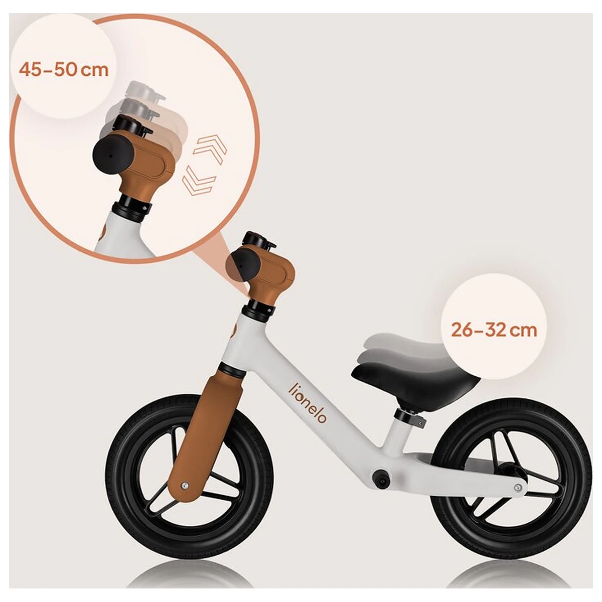 Bicicleta fara pedale, Lionelo, Toni, Cu ghidon si sa reglabile, Ultra usoara, 2.8 Kg, 18 luni+, Sustine 30 kg, Conform [11]