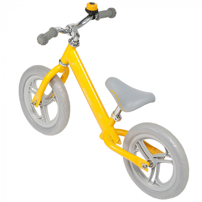 Bicicleta fara pedale Nils, Skiddou, Galben [3]