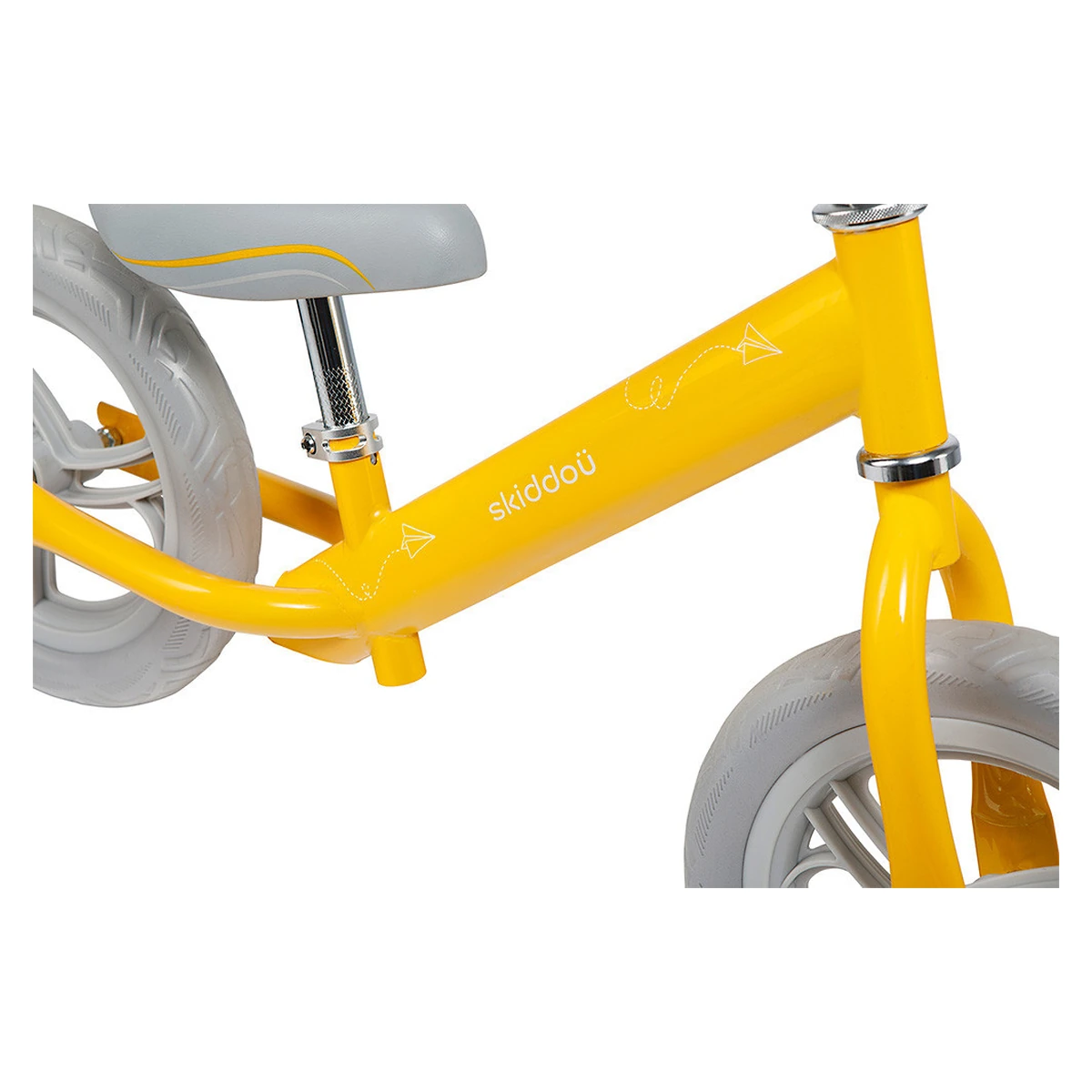 Bicicleta fara pedale Nils, Skiddou, Galben [6]