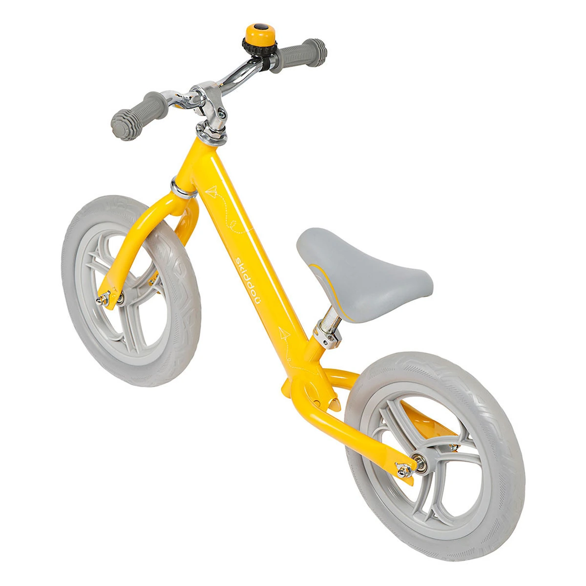 Bicicleta fara pedale Nils, Skiddou, Galben [3]