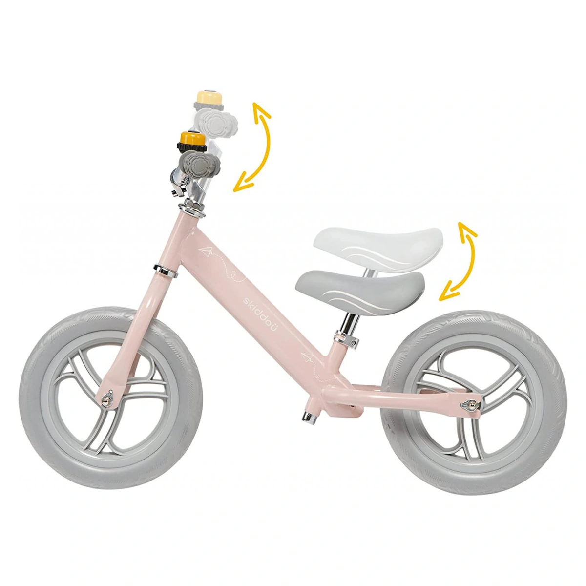 Bicicleta fara pedale Nils, Skiddou, Keep Pink, Roz [9]