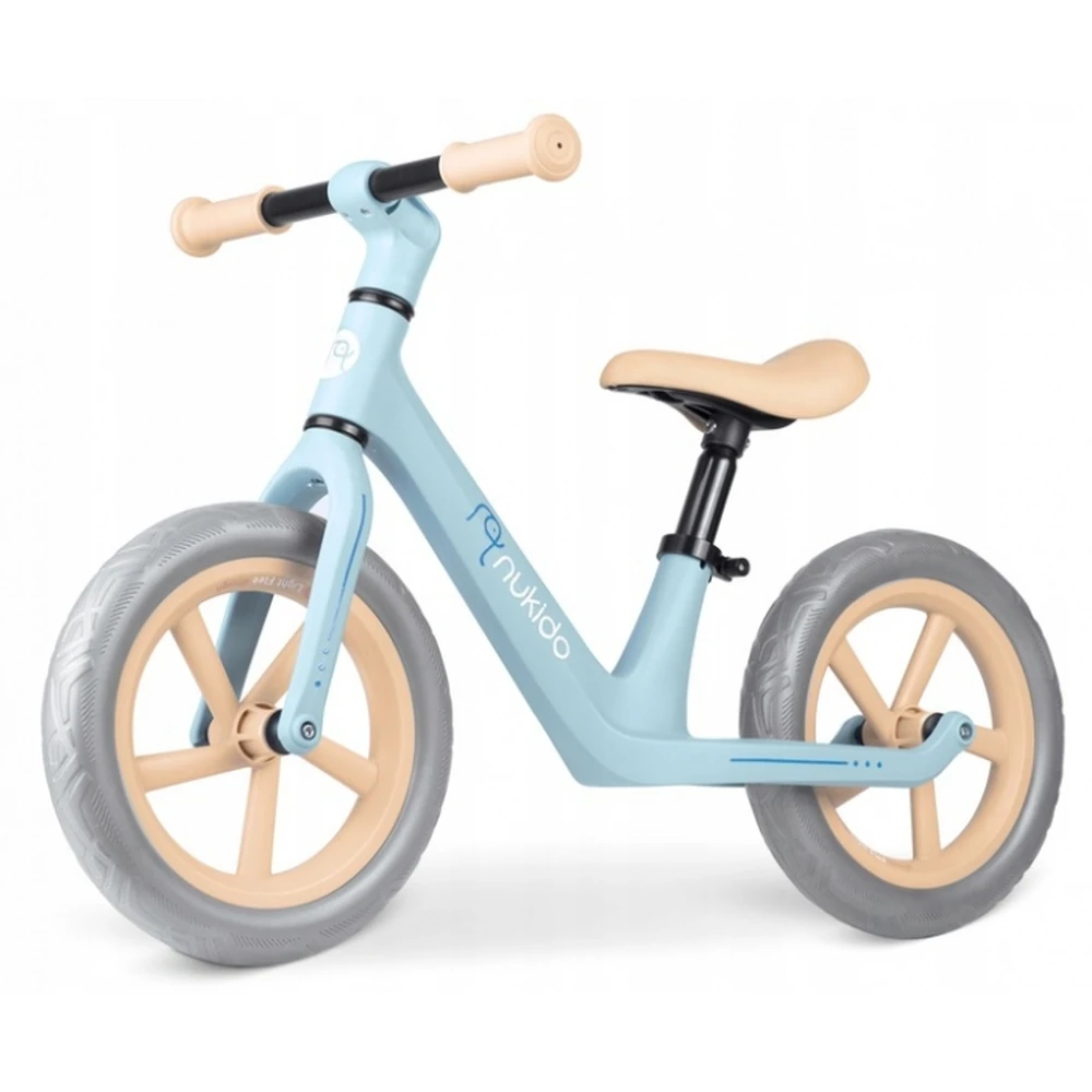 Bicicleta fara pedale pentru copii, roti EVA, Light Flee Nukido - Albastru [1]