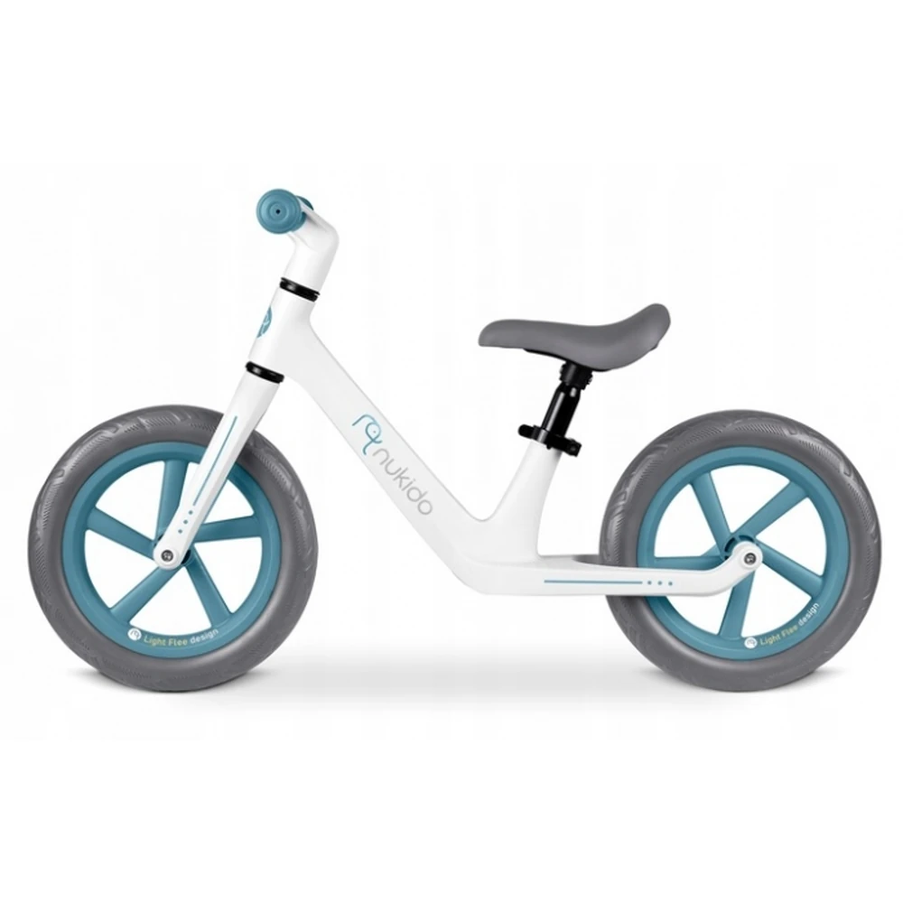 Bicicleta fara pedale pentru copii, Light Flee Nukido - Albastru - Alb [2]