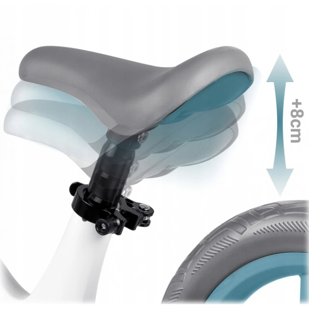 Bicicleta fara pedale pentru copii, Light Flee Nukido - Albastru - Alb [3]