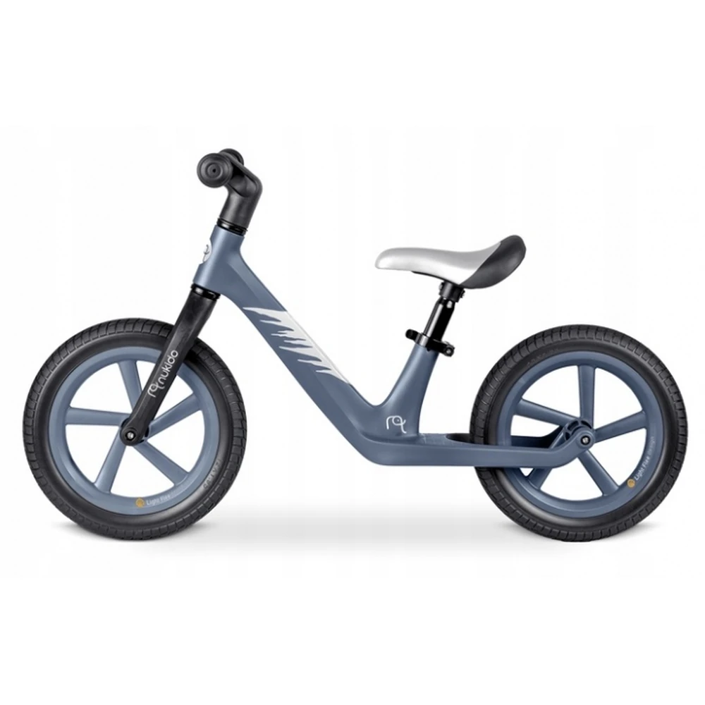 Bicicleta fara pedale pentru copii, roti EVA, Light Flee Nukido - Bleumarin [2]