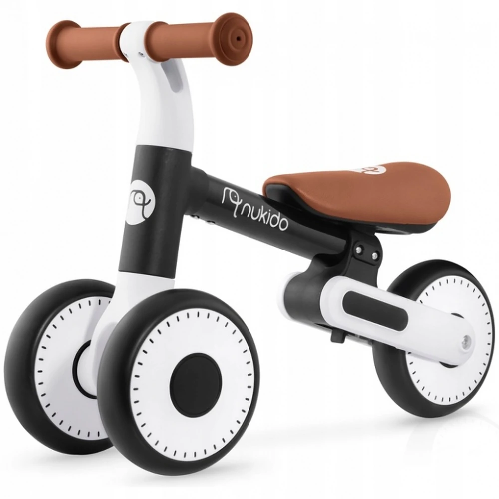 Bicicleta fara pedale pentru copii, roti EVA, Nukid - Negru [1]