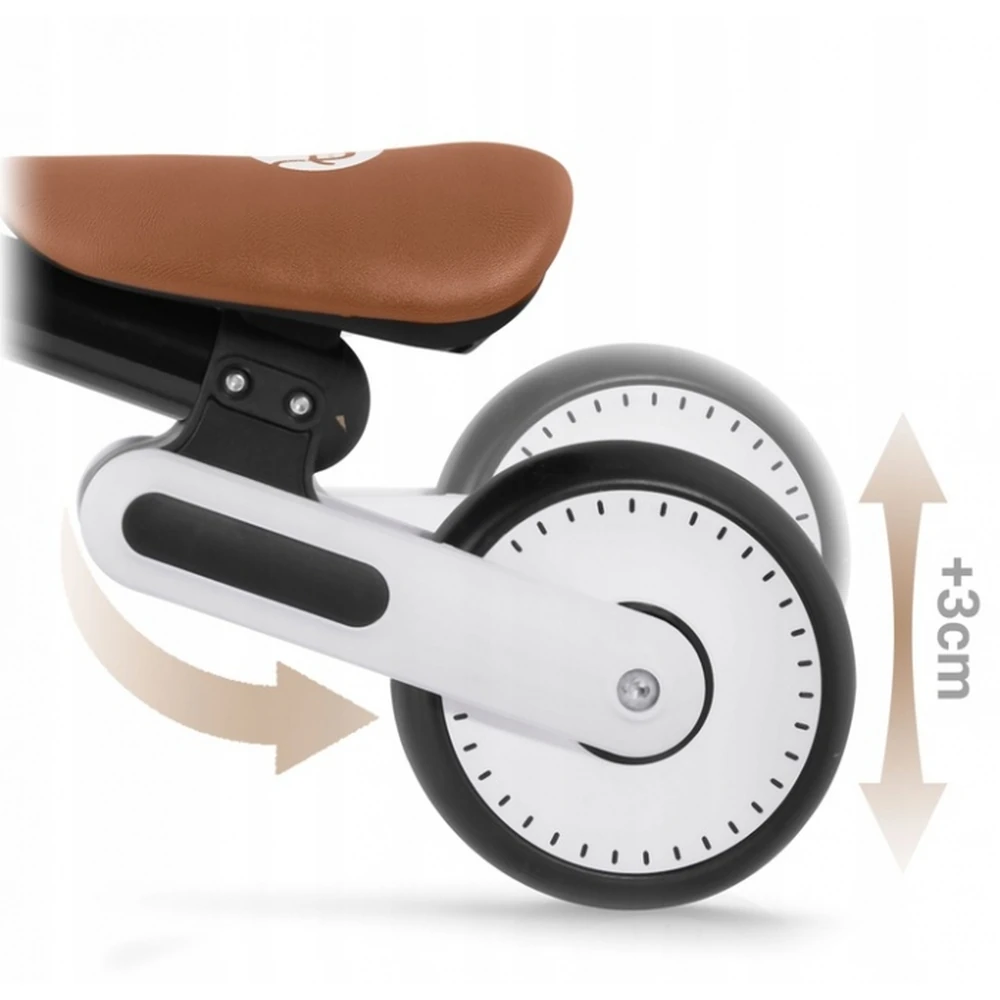 Bicicleta fara pedale pentru copii, roti EVA, Nukid - Negru [6]