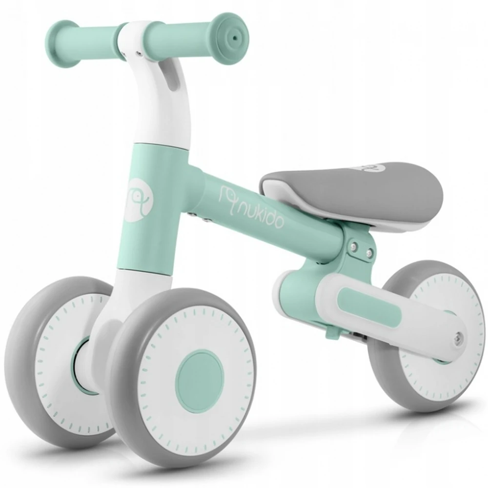 Bicicleta fara pedale pentru copii, roti EVA, Nukido - Mint [1]
