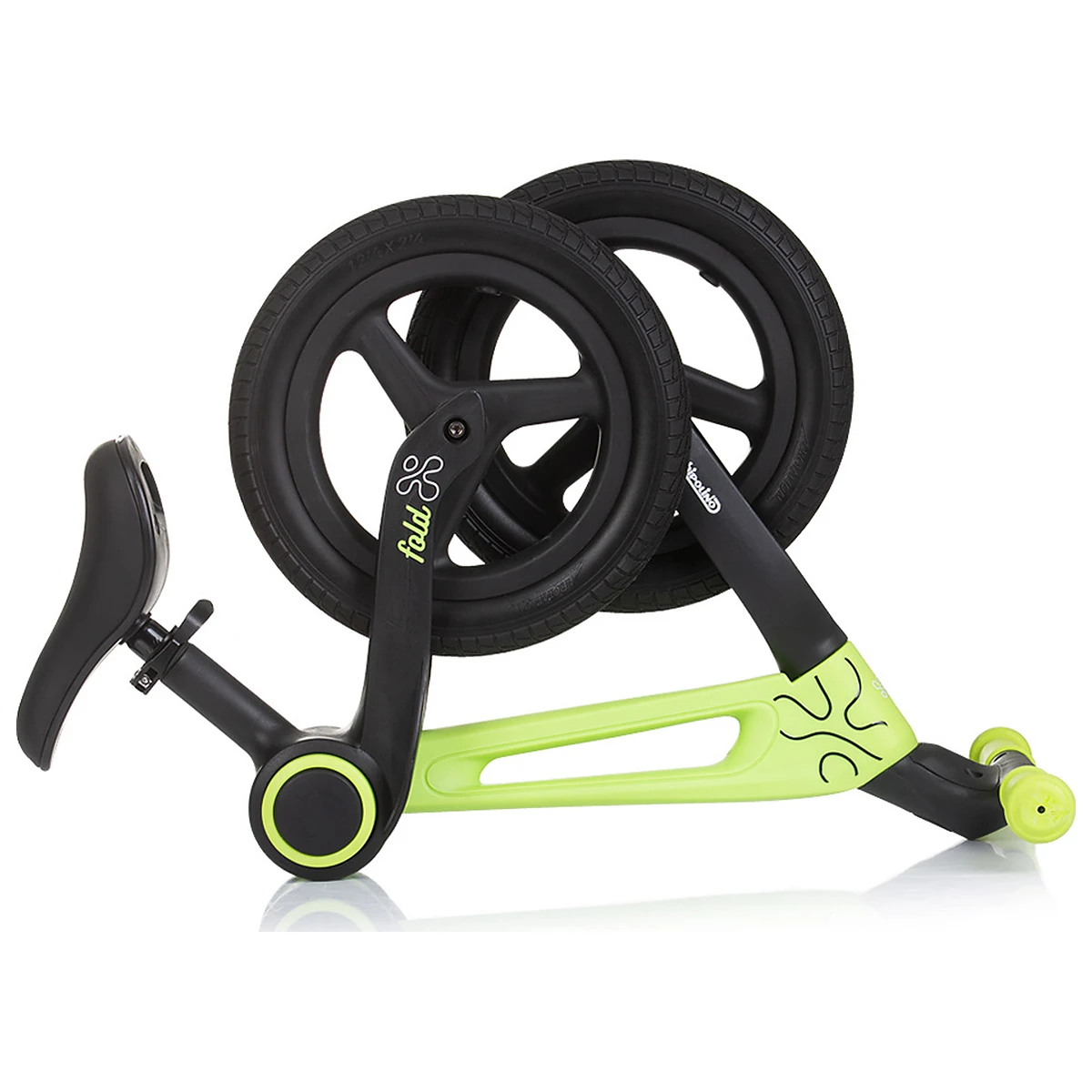 Bicicleta fara pedale pliabila Chipolino Fold X, Green 2 ani [4]